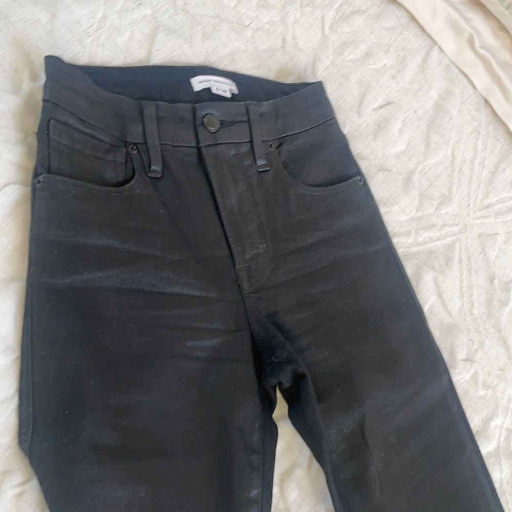 Good American good legs coated black color